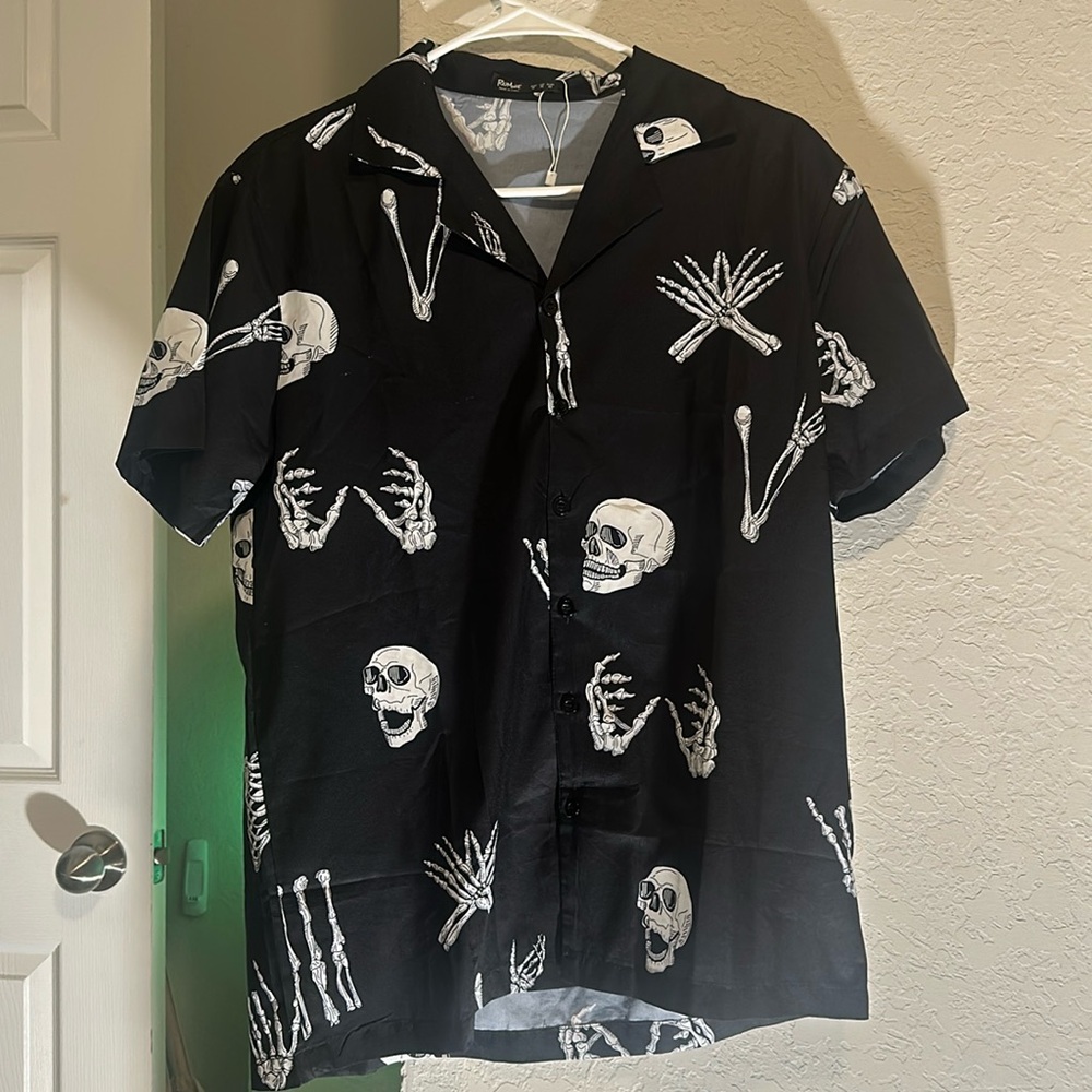 Romwe Button Up